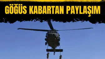 MSB komandoların zorlu helikopter eğitim görüntülerini paylaştı