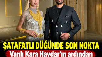 Şatafatlı düğünde son nokta: Vanlı Kara Haydar'ın ardından fenomen eşi de gözaltında