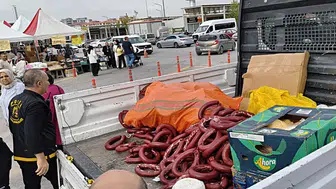 Malatya'daki fuarda yüzlerce kilo bozulmuş ürün ele geçirildi