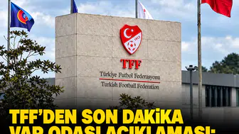 TFF’den son dakika VAR odası açıklaması: Spekülasyonlara sert tepki!