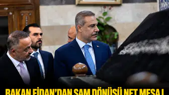 Bakan Fidan'dan Şam dönüşü net mesaj: 'Ya beraber çalıçağız ya da...'