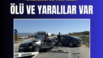 Susurluk'ta otomobiller çarpıştı: 1 kişi hayatını kaybetti, 3 kişi yaralandı