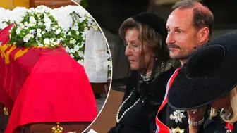 Norveç Kralı 5. Harald son yolculuğunda: 'Baba acısı' Oslo'yu yasa boğdu