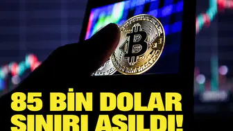 85 bin dolar sınırı aşıldı! Bitcoin son 8 ayın en yüksek seviyesini gördü