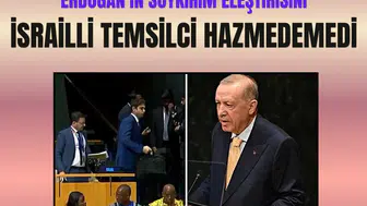 İsrailli temsilci Erdoğan'ın Gazze konuşması sırasında BM salonunu terk etti