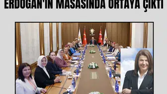 Foça Belediye Başkanı Saniye Bora Fıçı AK Parti toplantısında görüldü
