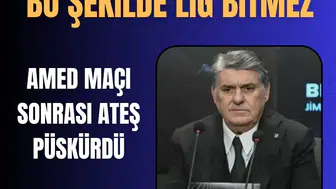 Serdal Adalı'dan Amed maçı sonrası sert MHK eleştirisi
