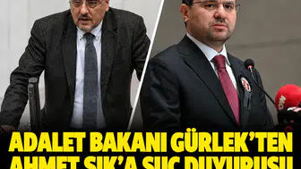 Adalet Bakanı Gürlek'ten Ahmet Şık'a suç duyurusu