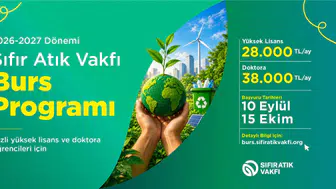 Sıfır Atık Vakfı’ndan lisansüstü öğrencilere yeni dönem burs programı
