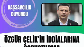 Özgür Çelik’in tehdit iddiasına başsavcılıktan soruşturma