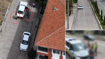 Kırıkkale'de dronlu denetimde ilginç anlar: 200 bin lira ceza