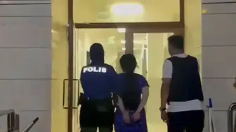 64 yıl hapis cezası bulunan firari kadın canlı yayında yakalandı