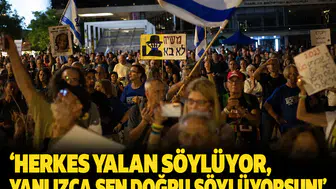 Tel Aviv'de öfke sokağa taştı: Netanyahu'ya 7 Ekim protestosu