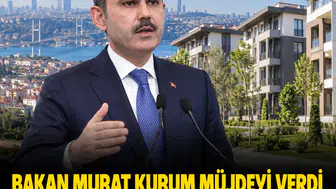 Bakan Murat Kurum müjdeyi verdi: İstanbul'da üç adreste kura heyecanı