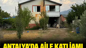 Antalya'da aile katliamı: Eşini, kayınvalidesini ve kayınpederini vurdu!