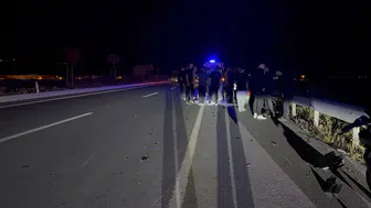 Bursa'da gece yarısı dehşeti: Yarışan iki motosiklet çarpıştı