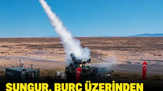 SUNGUR, BURÇ üzerinden ilk atışta hedefi vurdu!