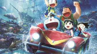 Doraemon ve arkadaşları gizemli sualtı kalesinin izini sürüyor