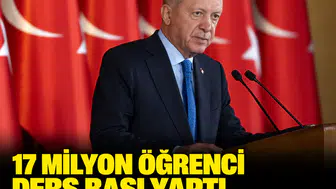 17 milyon öğrenci ders başı yaptı: Cumhurbaşkanı Erdoğan'dan yeni ders yılında önemli mesajlar