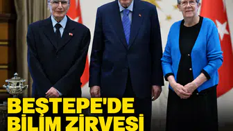 Cumhurbaşkanı Erdoğan ile Nobel ödüllü Aziz Sancar bir araya geldi