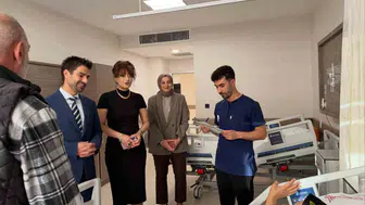 Erzincan'da Mengücek Gazi Eğitim ve Araştırma Hastanesinde Hasta Hakları Günü ziyareti