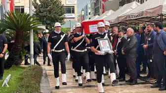 Antalya'da vefat eden Muratpaşa kaymakamı İhsan Kara için resmi tören düzenlendi