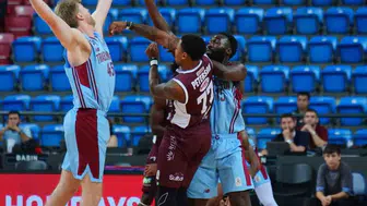Trabzonspor, Bordo Bandırma'yı 83-80 mağlup etti