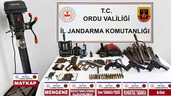 Ordu'da jandarmadan düzenlenen silah operasyonunda 2 tutuklama