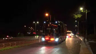 Galatasaray kafilesi derbi galibiyetinin ardından tesislere ulaştı