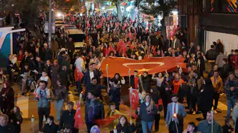 Kırıkkale’de Cumhuriyet’in 103. yılı fener alayı ve konserle kutlandı