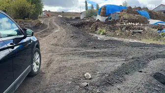 Ardahan’da köy yollarında güvenli ulaşım için genişletme çalışması yapılıyor