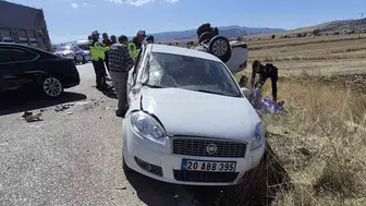 Burdur'da 3 aracın karıştığı kazada 1 kişi hayatını kaybetti