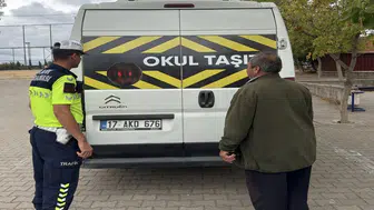 Çanakkale'de okul servislerine yönelik denetim yapıldı