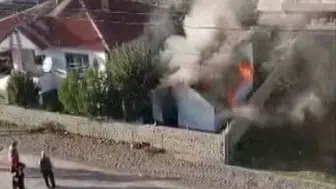 Bingöl’de odunluk yangını kontrollü şekilde söndürüldü