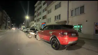 Eskişehir'de 1.90 promil alkollü sürücü park halindeki araca çarptı
