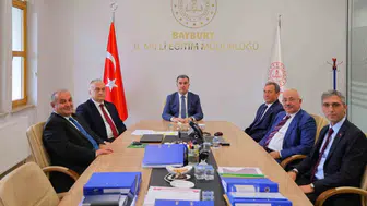 Bayburt'ta eğitim çalışmaları değerlendirildi