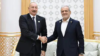 Azerbaycan Cumhurbaşkanı Aliyev, İran Başkanı Pezeşkiyan ile görüştü