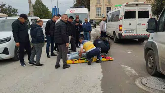 Elektrikli bisiklet kazasında 18 yaşındaki genç yaralandı