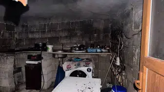 Kırıkhan’da yangında müstakil ev kullanılmaz hale geldi
