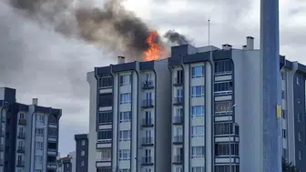 Kırklareli'nin Lüleburgaz ilçesinde çatıda yangın kontrol altına alındı