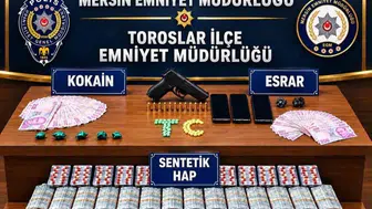 Mersin’de torbacılara yönelik operasyonda 4 kişi tutuklandı