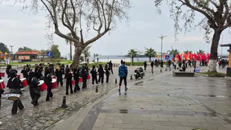 Sinop'ta Cumhuriyet Bayramı kutlamaları için genel prova yapıldı