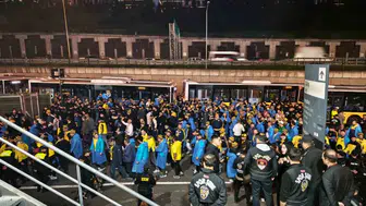 Fenerbahçe taraftarları RAMS Park'a ulaştı