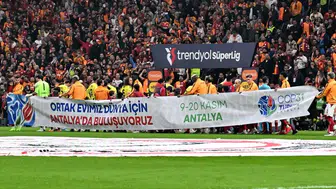 Süper Lig takımları sahaya COP31 pankartıyla çıktı