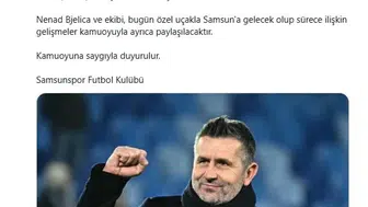 Samsunspor, Nenad Bjelica ile sezon sonuna kadar anlaştı