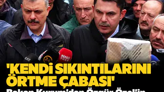 'Kendi sıkıntılarını örtme çabası': Bakan Kurum'dan Özgür Özel'in Kanal İstanbul açıklamalarına tepki
