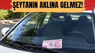 Araç sileceğindeki 200 TL banknot yöntemine karşı uzmanlardan uyarı