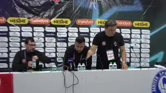 Aleksandar Gitsov: Üzgün olan taraf biziz, bu maçı kazanabilirdik