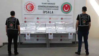 İpsala Sınır Kapısı'nda 65 kilo uyuşturucu yakalandı