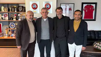 Kayserispor yönetiminden TFF Başkanı Hacıosmanoğlu'na ziyaret